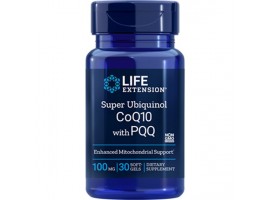 Life Extension Super Ubiquinol CoQ10 with PQQ® 100 mg, 30 softgels